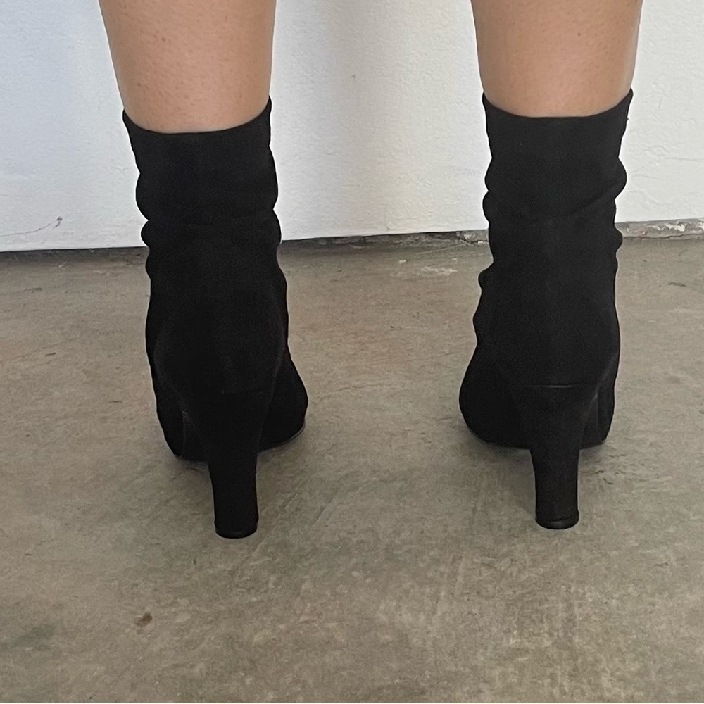Robert Clergerie Suede Sock Boots - Picture 5 of 6